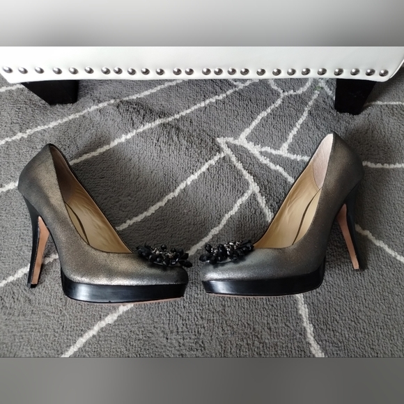 Coach 👠Metallic Bergen Heels - Picture 5 of 16